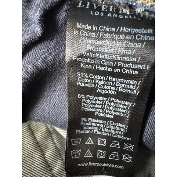 6 for $20 Liverpool LA Denim Shorts 12 - Picture 6 of 6